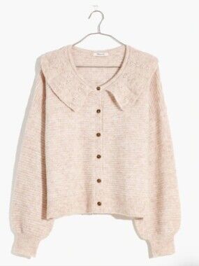 Madwell Women's Button-Front Sweater with Detail Collar Size XS